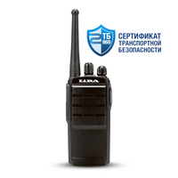 Рация Lira DP-100V Ai DMR в руке — компактный корпус 274 г с защитой IP54