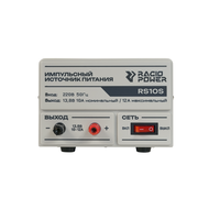Импульсный блок питания Racio Power RS10S 220В на 13,8В с током нагрузки 10А