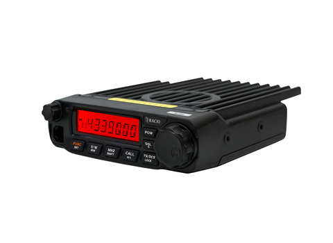 Передняя панель рации Racio R2200 UHF с ЖК-дисплеем, кнопками управления и тангентой