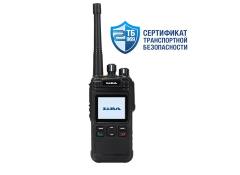 Цифровая DMR-рация Lira DP-2600 с дисплеем и упрощённой клавиатурой