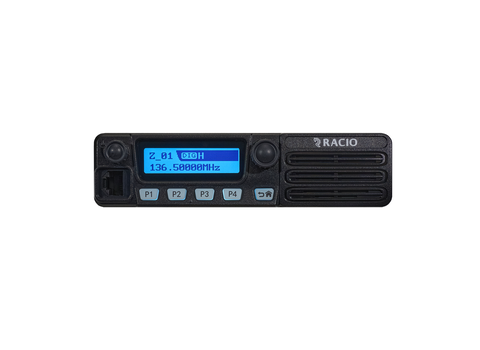 Автомобильная цифровая радиостанция Racio R3100 VHF DMR с мощностью 50 ВтТангента радиостанции Racio R3100 DMR с кнопкой PTT и функциональными клавишами