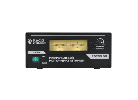 Импульсный блок питания Racio Power RS25S BB 220В на 13,8В с резервированием и током 25А