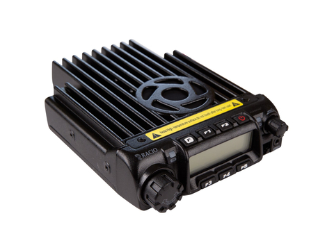 Передняя панель рации Racio R2000 UHF с дисплеем, клавиатурой и тангентой