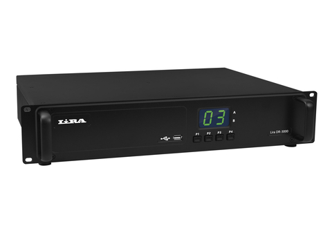 Комплект поставки Lira DR-3000V DMR: ретранслятор, кабели питания AC/DC, инструкция