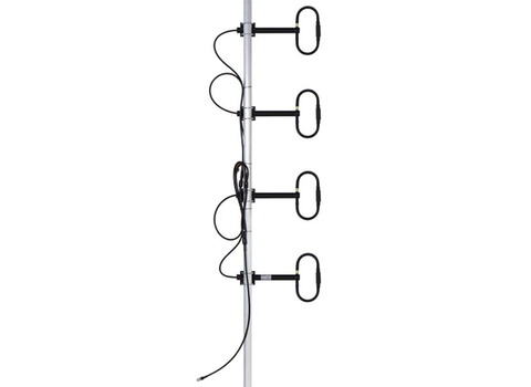 Антенна Racio D4 UHF дипольная 400–470 МГц N-type 9 dBi — radiodigital.ru