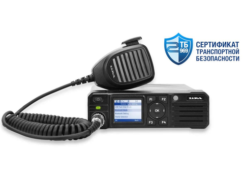 Передняя панель Lira DM-1000 DMR: ЖК-дисплей, 4 функциональные кнопки и 4-направленный джойстик