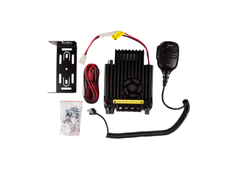 Комплект Racio R2000 VHF: радиостанция, тангента, кабель питания, крепление и крепёж